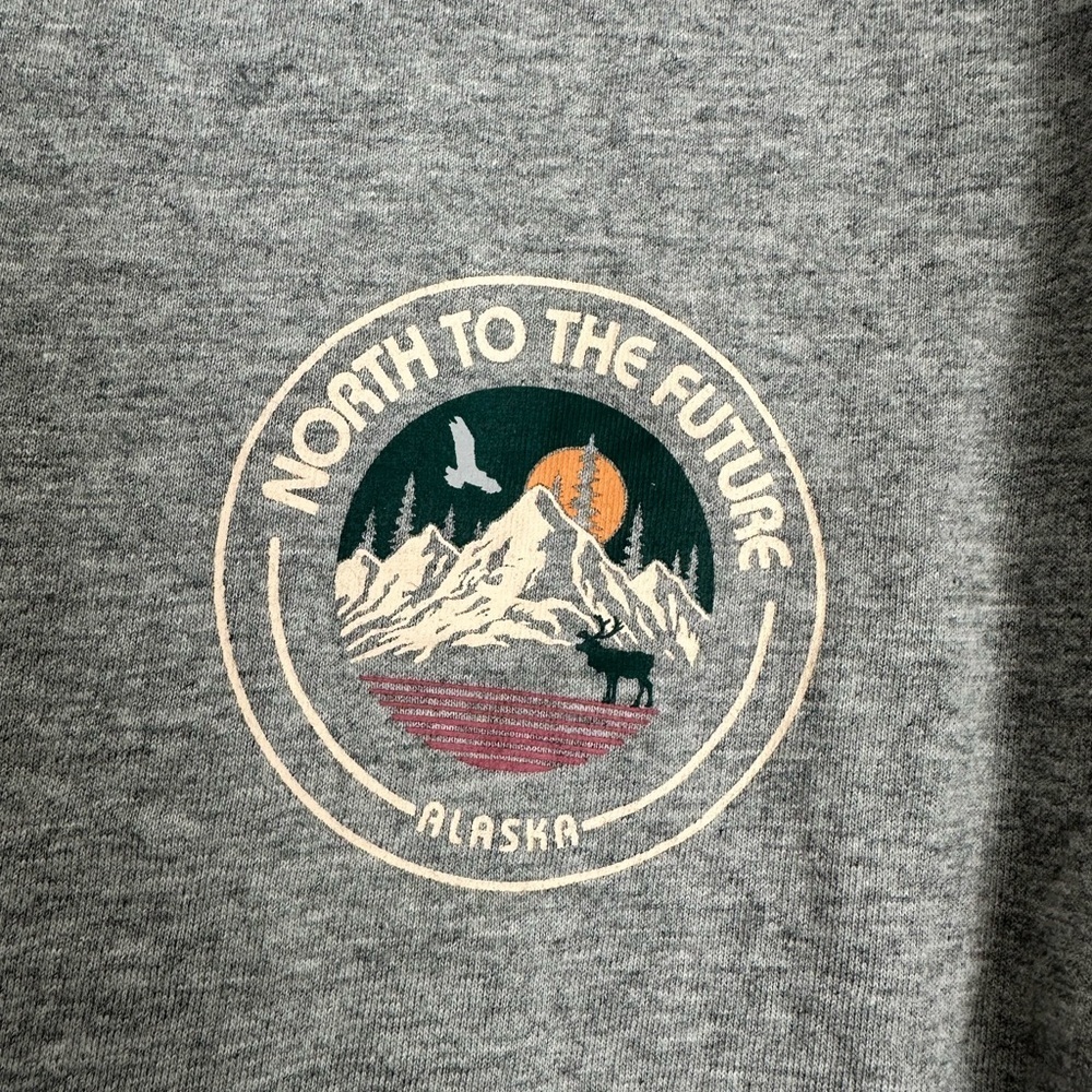 ALASKA Women’s T-Shirt w/ Emblem Gray Sz XXL BRAND NEW WITH TAGS - Picture 3 of 6